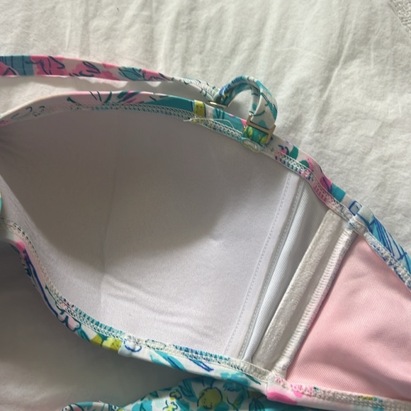 Lilly Pulitzer strapless bikini size 10 - Picture 9 of 10
